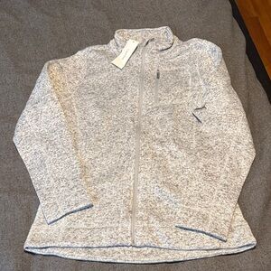 Calvin Klein zip fleece, NWT, M